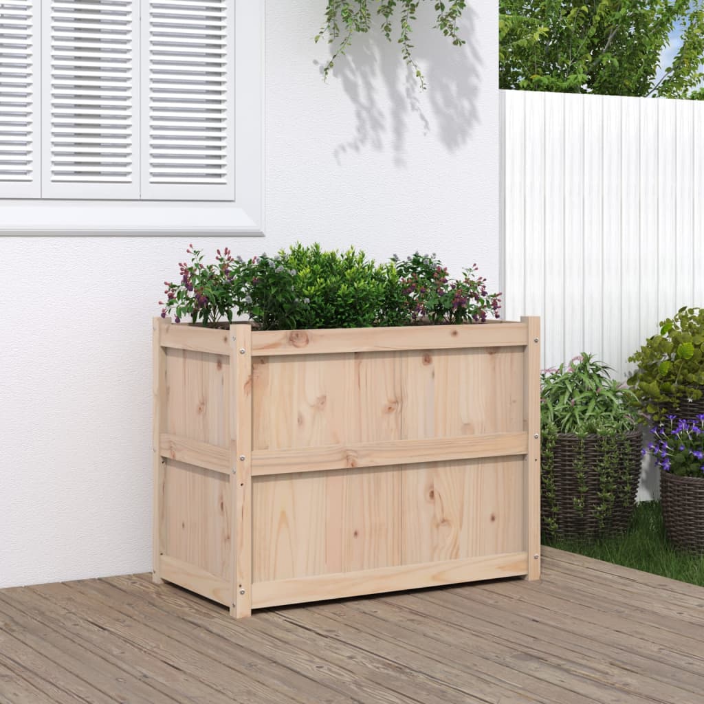 planter 90x solid pine wood planter 90x