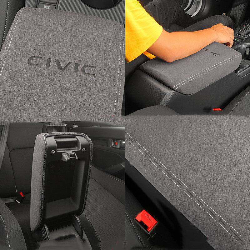 Armrest Box Leather Cover Central Control Armrest Interior Special