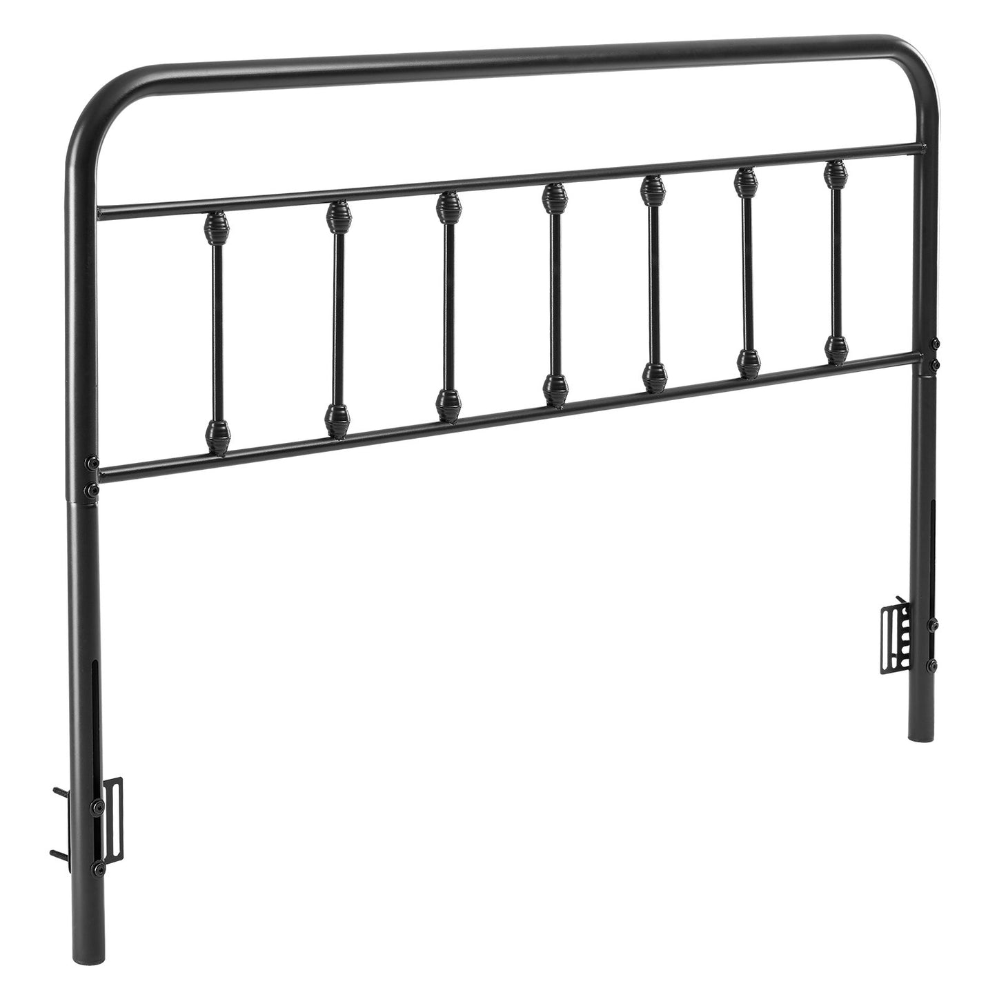 Metal Headboard, Queen Size Headboard With Adjustable Height, Metal Headboard For Queen Size Bed, W59.65 X H40.55 X D1.5 Inches, Ideal For Bedroom, Hotel, Homestay, Dormitory, Black