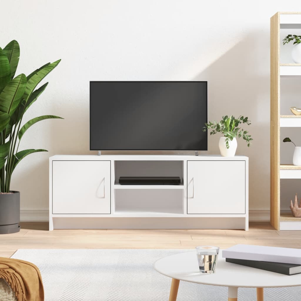 TV cabinet 102x30x37.5 cm, wood-based material,   TV cabinet, concrete grey