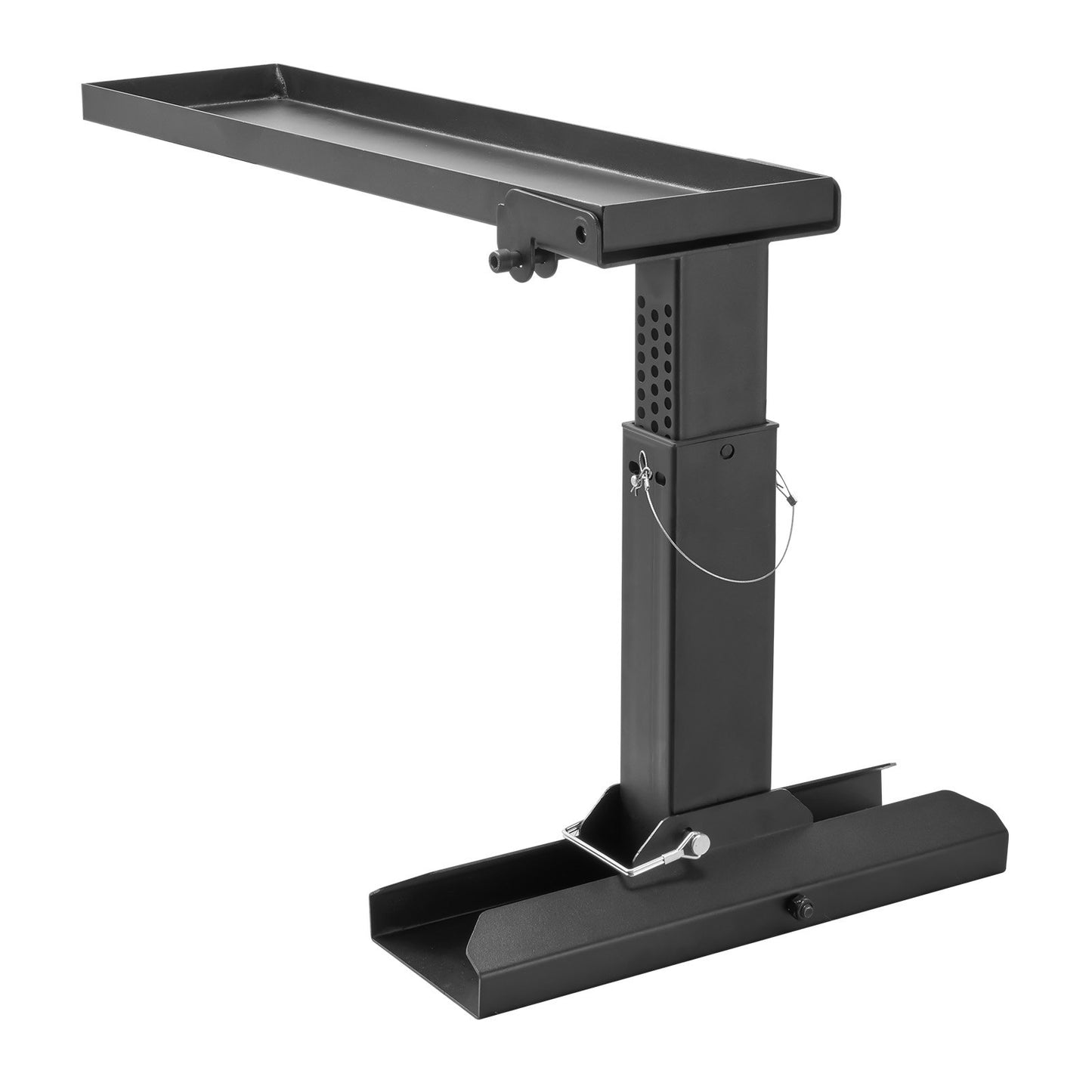 Ladder Levler, 29.8 L X 11.4-18 In H Support Surface, Steel Ladder Leveling Tool, Folding Pitch Hopper, Stair Ladder Stabilizer Easy To Use,Extension Ladder Accessories For Uneven Ground