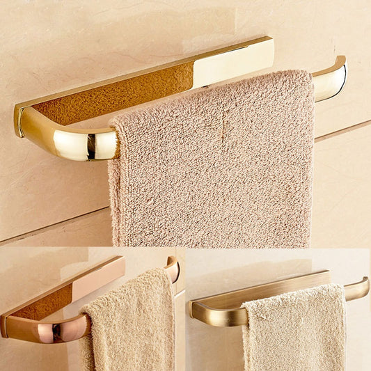 0WYV Punch-free Bathroom Copper Rose Gold Towel Ring